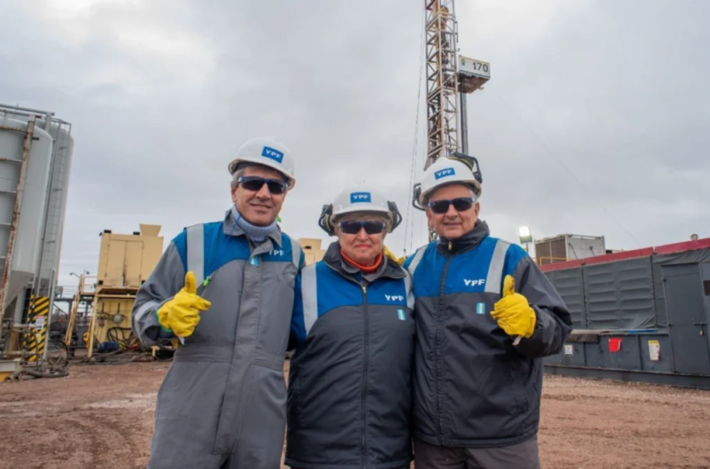Kristalina Georgieva recorrió Loma Campana y destacó el potencial exportador de Vaca Muerta